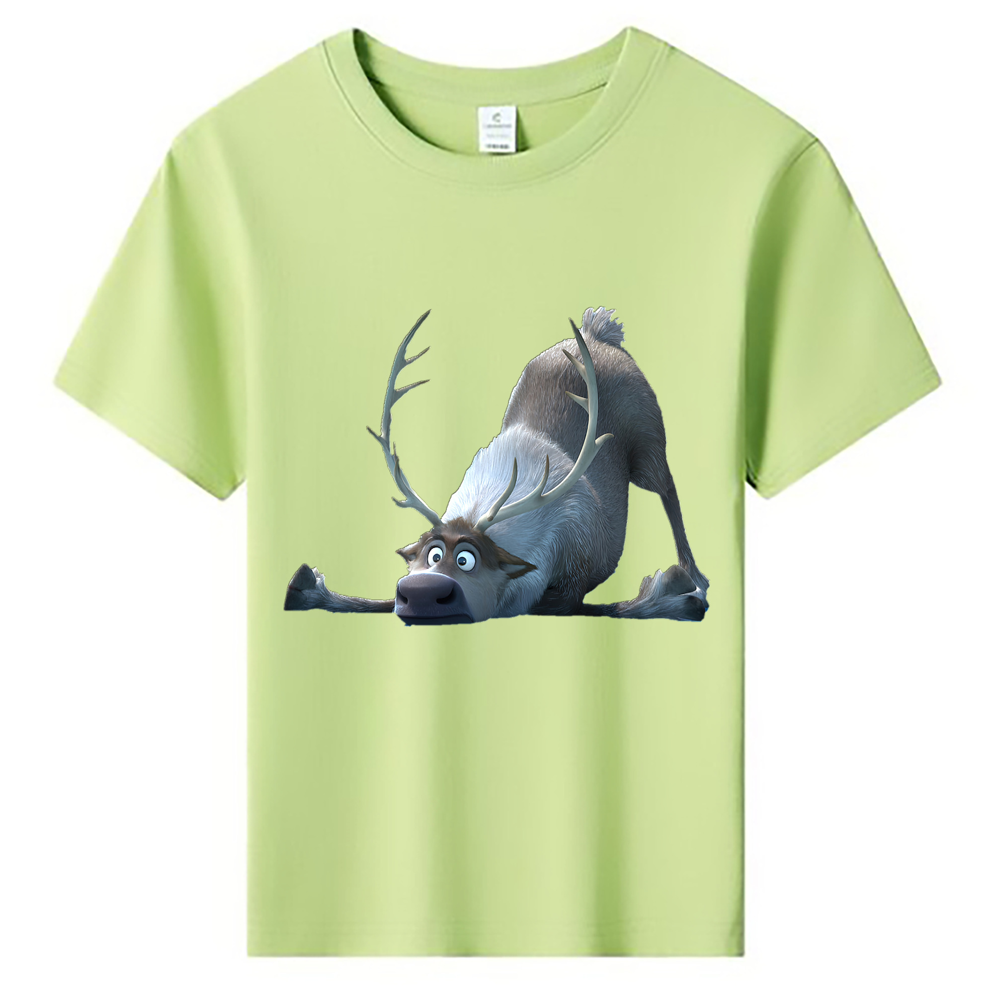 （画像用） アナと雪の女王 アンナ エルサ Frozen Anna Elsa 綿100％キッズTシャツ（フロントプリント）